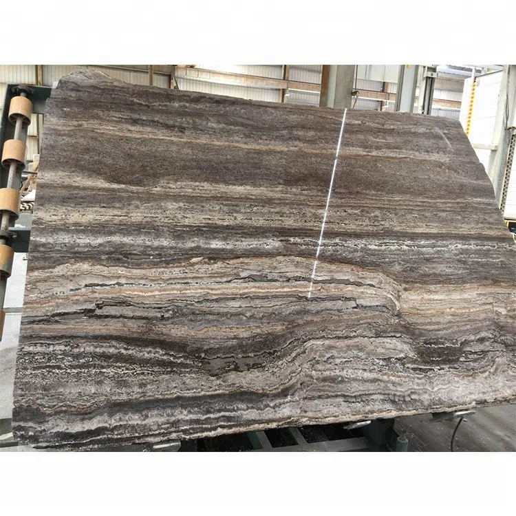 High Quality Silver Grey Floor Tiles Marble Slab Travertine