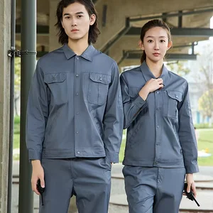 Moisture Wicking Uniform Worker Driver Jacket Pants Workshop Maintenance Comfortable Long Sleeved Suit Work Uniform Workwear