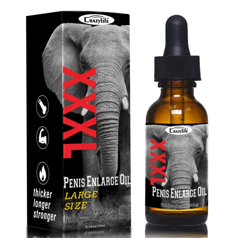 10ml Men's Essential Oil for Dick Massage Penis Enlargement and Thickening Growth Liquid Enhances Erection-Adult Sex Product