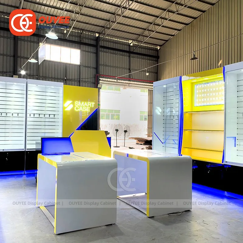 Factory High Quality Mobile Phone Display Stand for Cell Phone Shop Interior Design  Phone Repair Store Counter