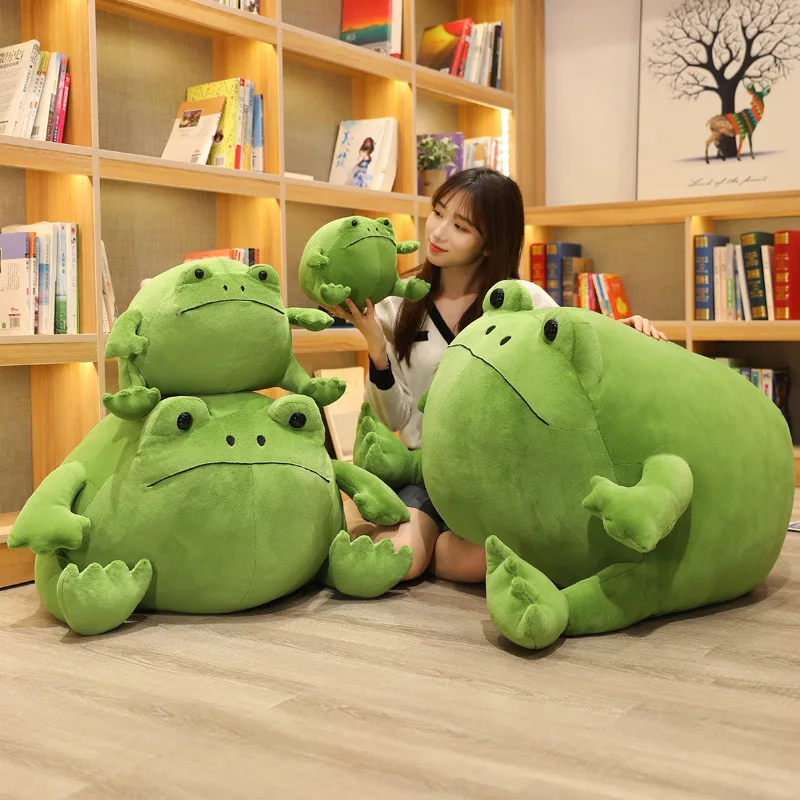 Wholesale Kawaii Ricky Rain Frog Plush Soft Doll Funny Hugging Pillow ...