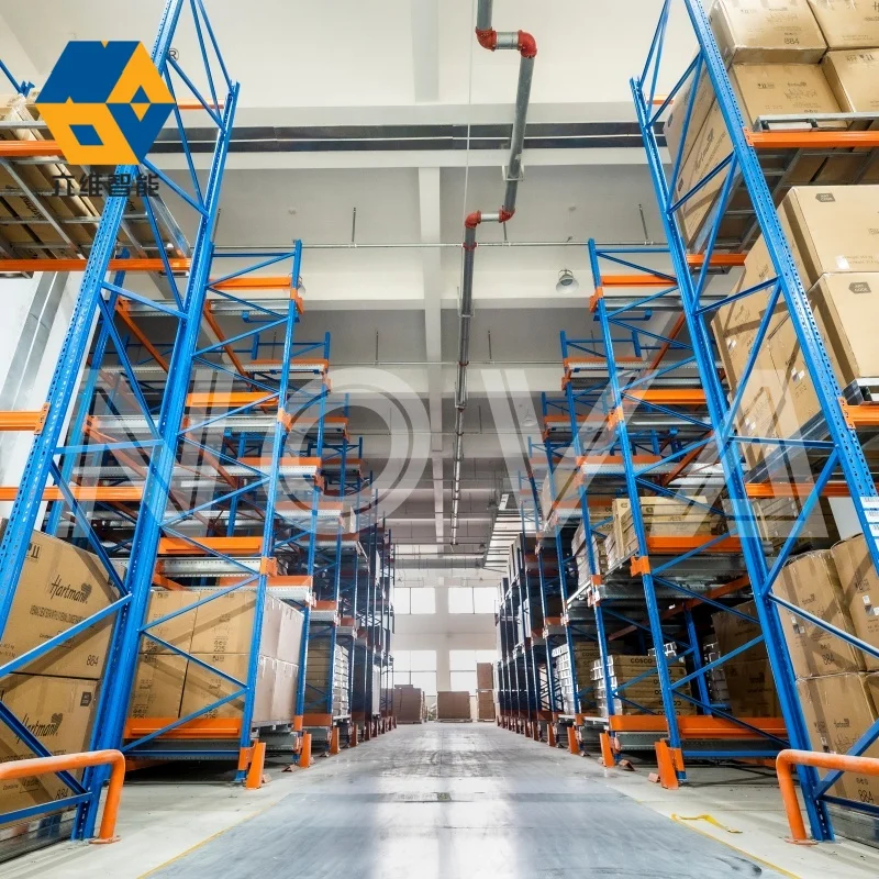 Customized Heavy Duty Industrial Shuttle Racking System Steel Warehouse Storage Radio Shuttle Pallet Rack System