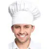 1 paquete de gorro de chef blanco.