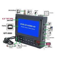 KPT-269H DVB-S2 satellitefinder Full HD цифровой спутниковый ТВ приемник Finder метр MPEG-4 HD DVB-S спутниковый искатель