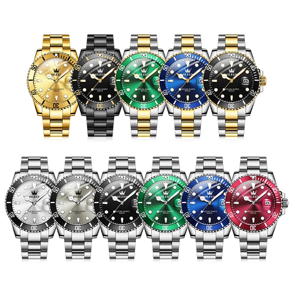 Luminous Waterproof Stainless Steel Men's Quartz Watch