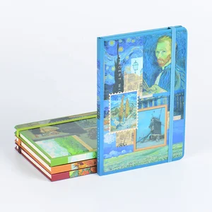 Factory Direct Supply Custom Color-Printed Hardcover Notebook Smooth Sketch Meeting Notebook Office Efficient Notepad