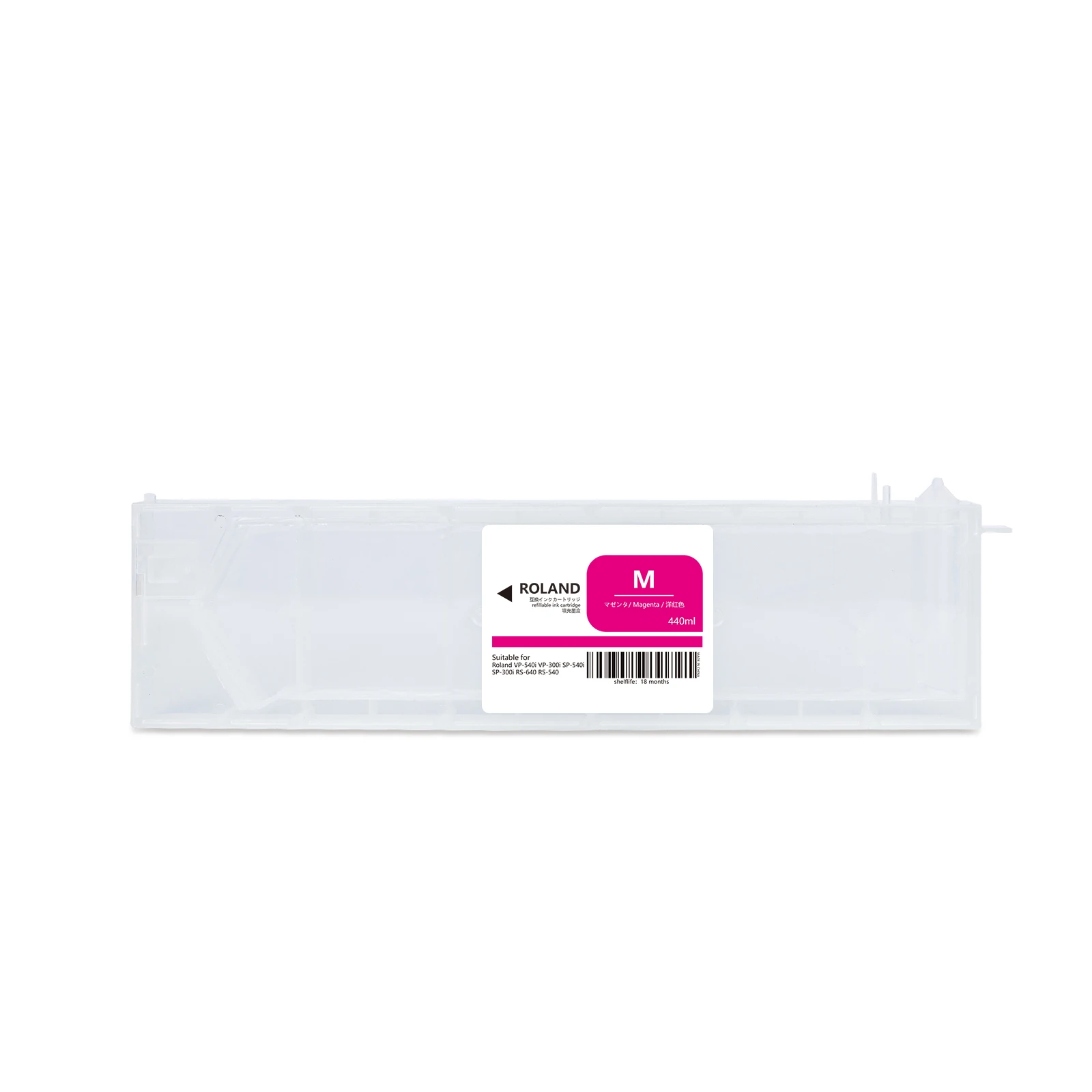 Eco Sol Max Empty Refillable Ink Cartridge With Chip for Roland RS-640 RS-540 VP-540i SP-540i VP-300i VP-300i Printers