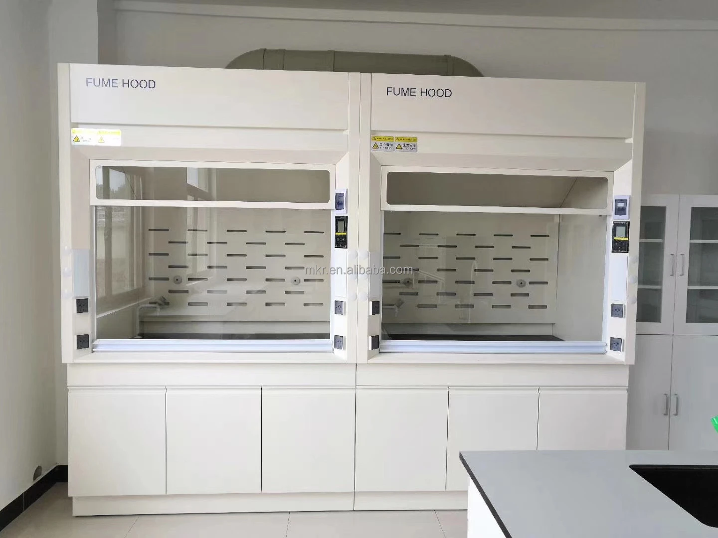 Laboratory Bench Horizontal Laminar Flow Hood Airflow Exhaust Fume Hood