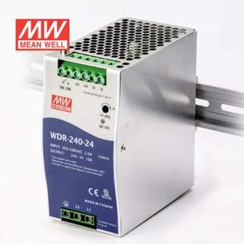 Mean Well WDR-240-24 240W 24V10A With Function  48V Output Din Rail Industrial  Power Supply Sell well