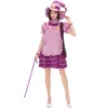 2168 Purple Adult [Hat, Clothes, Apron, Scarf, 2 Bracelets, Shoulder Bag]