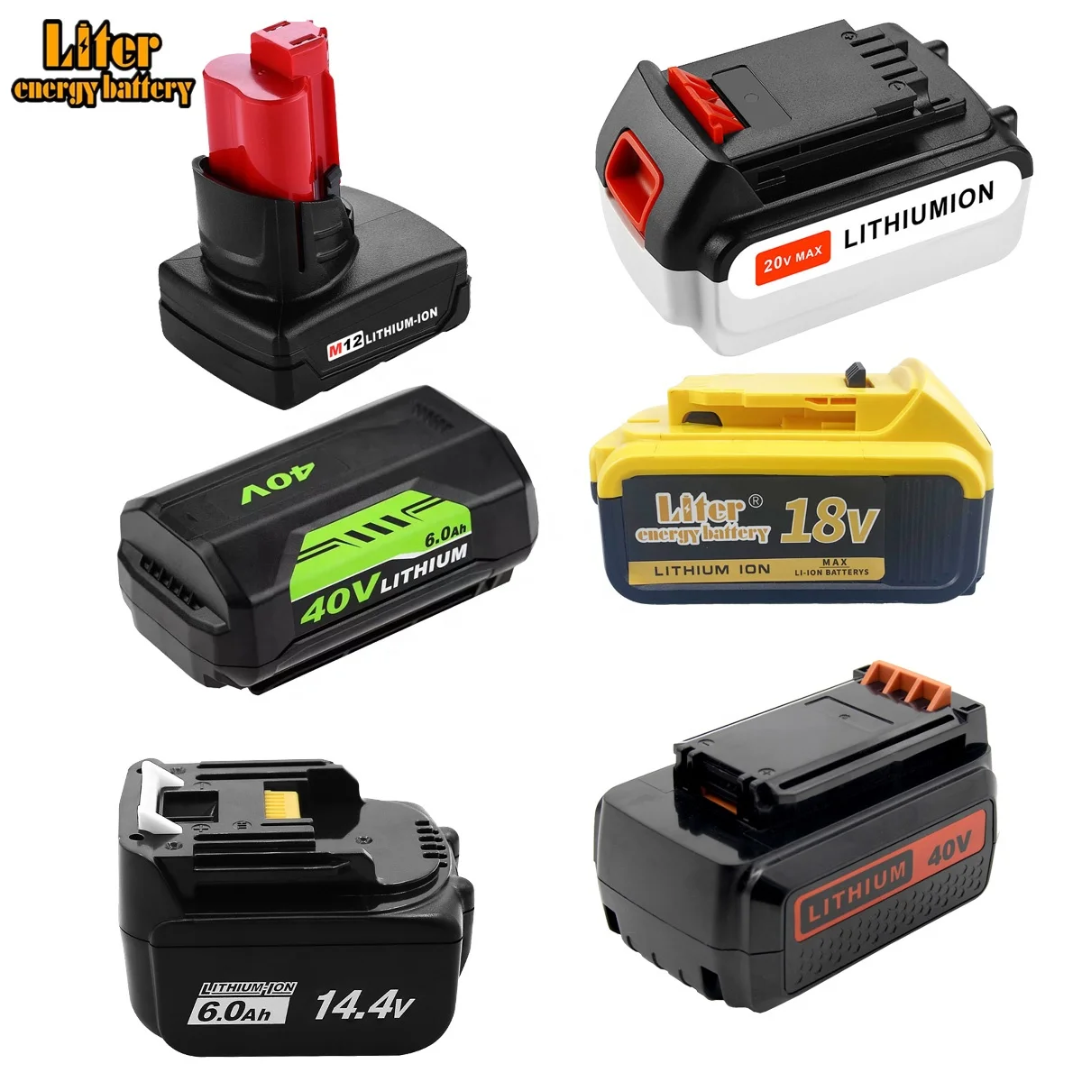バッテリー工場 リチウムイオンバッテリーパック 12V 18V 21.6V 9V 
