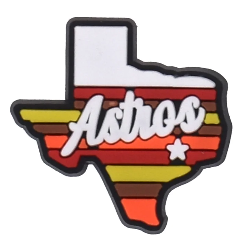 Wholesale houston astros texas croc charms wholesale ready to ship bucees  houston shoe charms for croc From m.