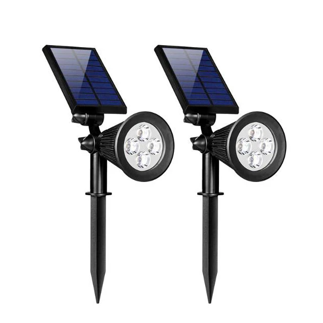 4LED  IP65 waterproof outdoor solar spot light for garden