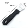 Black curved shovel