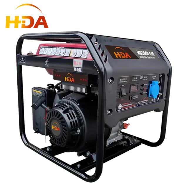 4kw open frame type light inverter gasoline generator single phase alternator infinite power generator genset H5200i-LM