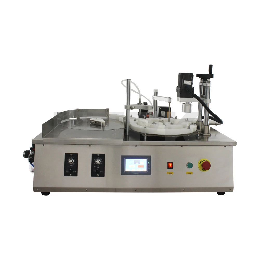 HZPK Desktop Automatic Small Bottle Water Liquid Filling and Capping ...