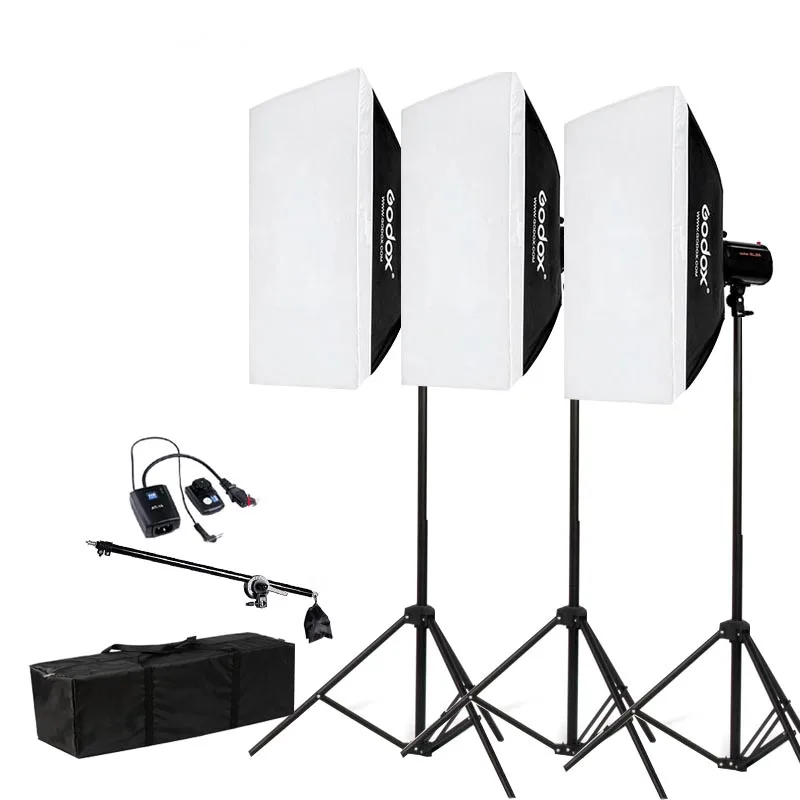 Godox Photography Studio Flash Light KIT Professional Backdrops