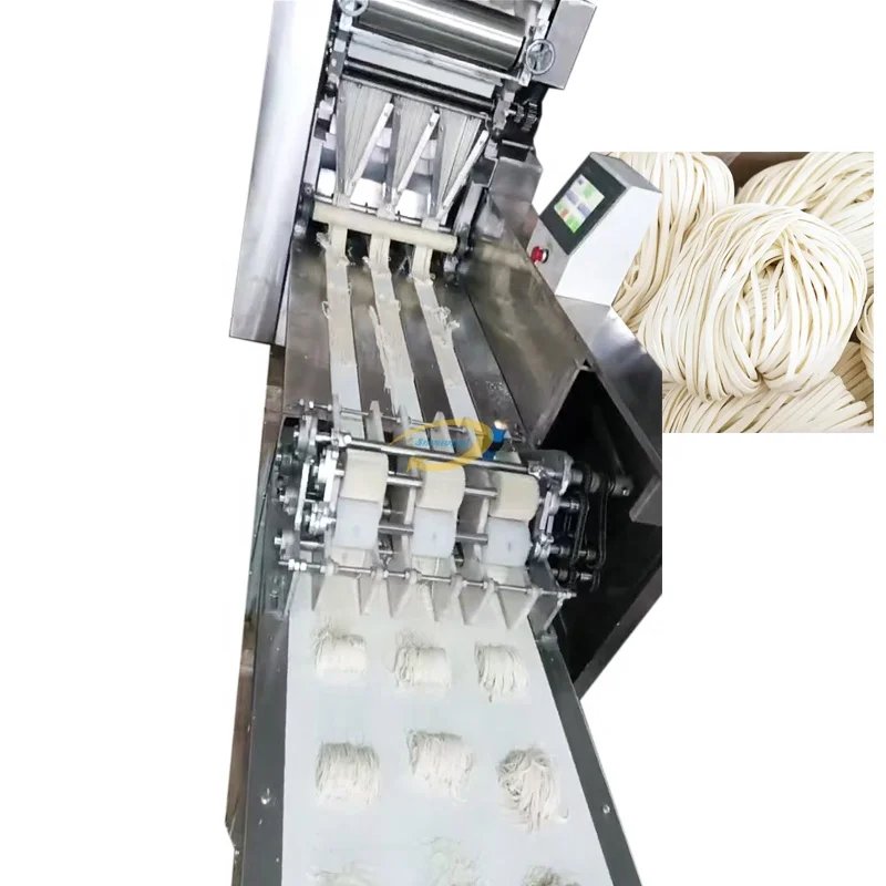 Fresh Noodle Roll Machine Automatic Rolling Noodle Equipment Stainless Steel Noodle Folding Machines