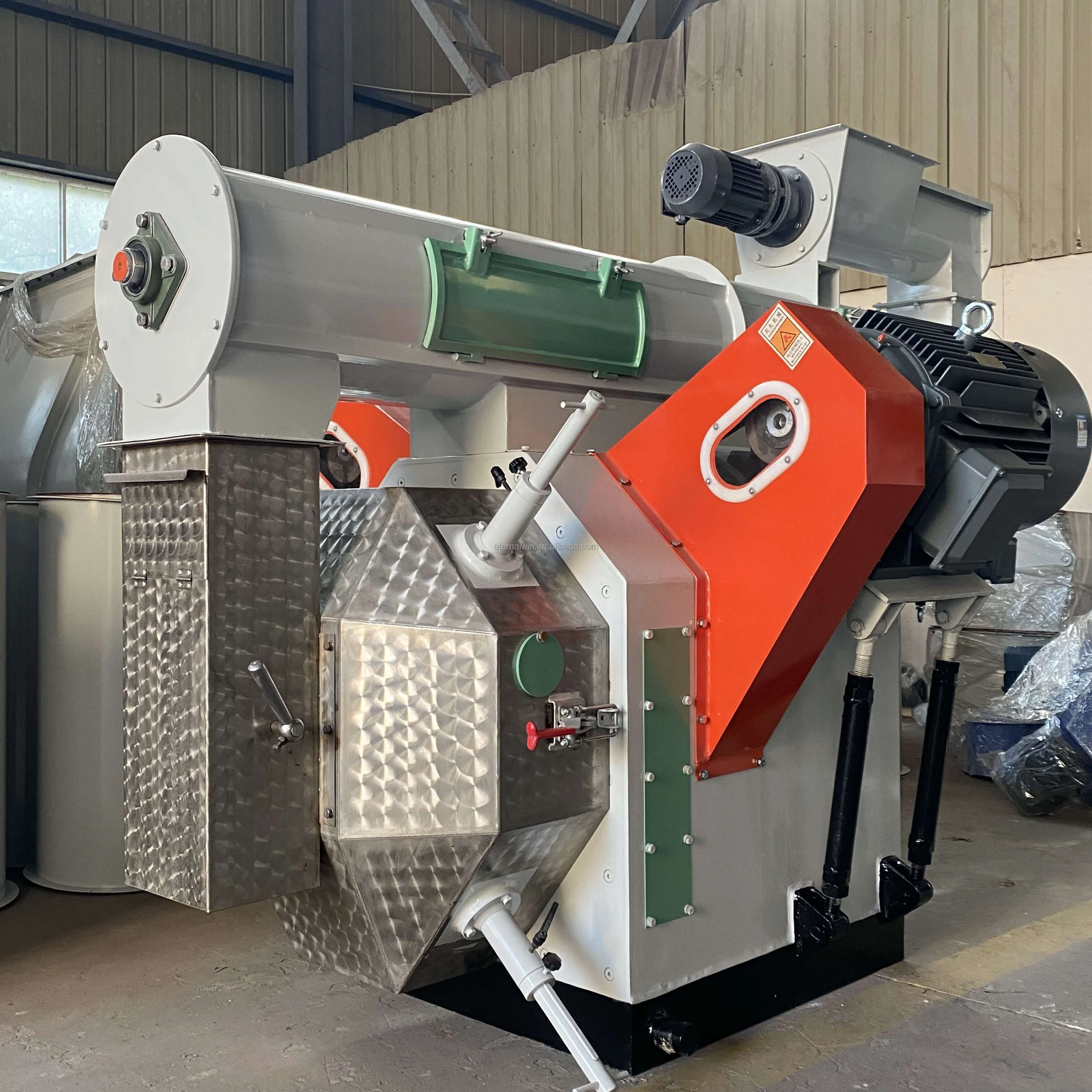 Factory 1-2 Ton/h Feed Line Full Animal Chicken Cow Cattle Rabbit Feed Pellet Machine Production Line for Farm Poultry Livestock