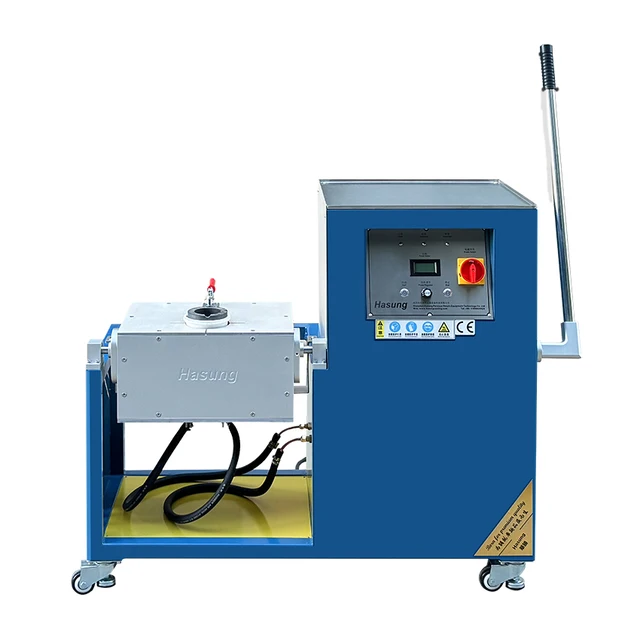 15KG 20KG 30KG Manual Pouring  Induction Melting Furnace Jewelry Gold Silver Melting Equipment