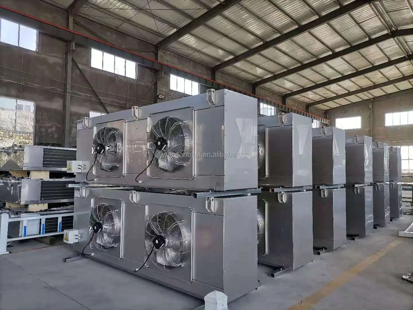 Refrigeration Hot Gas Defrost Industrial Ammonia Evaporator Buy
