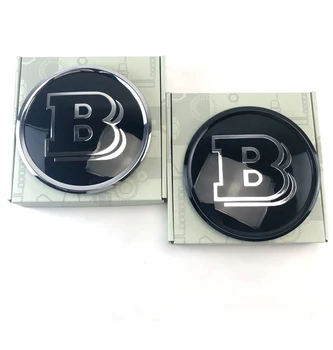 Suitable for Mercedes-Benz Brabus front bumper grille B Mirror car logo original badge C E GLC GLE GLA CLA A B