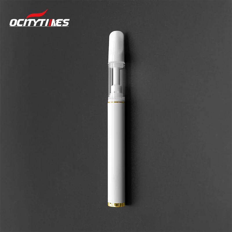 2021 Hottest 530mah cbd oil vape pen battery USB charging Ceramic vape black cbd oil vape pen