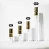 Transparent Bottle+ Gold Cover