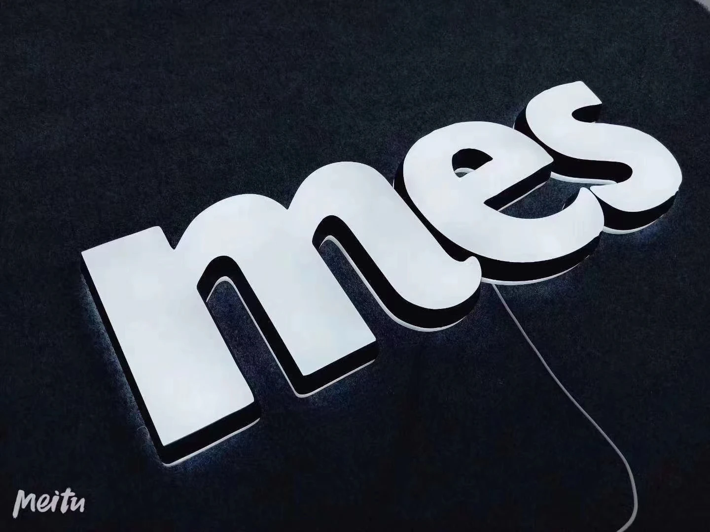 Customized Luminous Word Led Letter Lamp 3d Channel Letter Double Sided