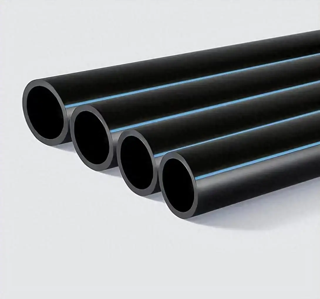 HDPE  Water Pipes for Irrigation High Pressure PE Material for Water Supply and Drainage