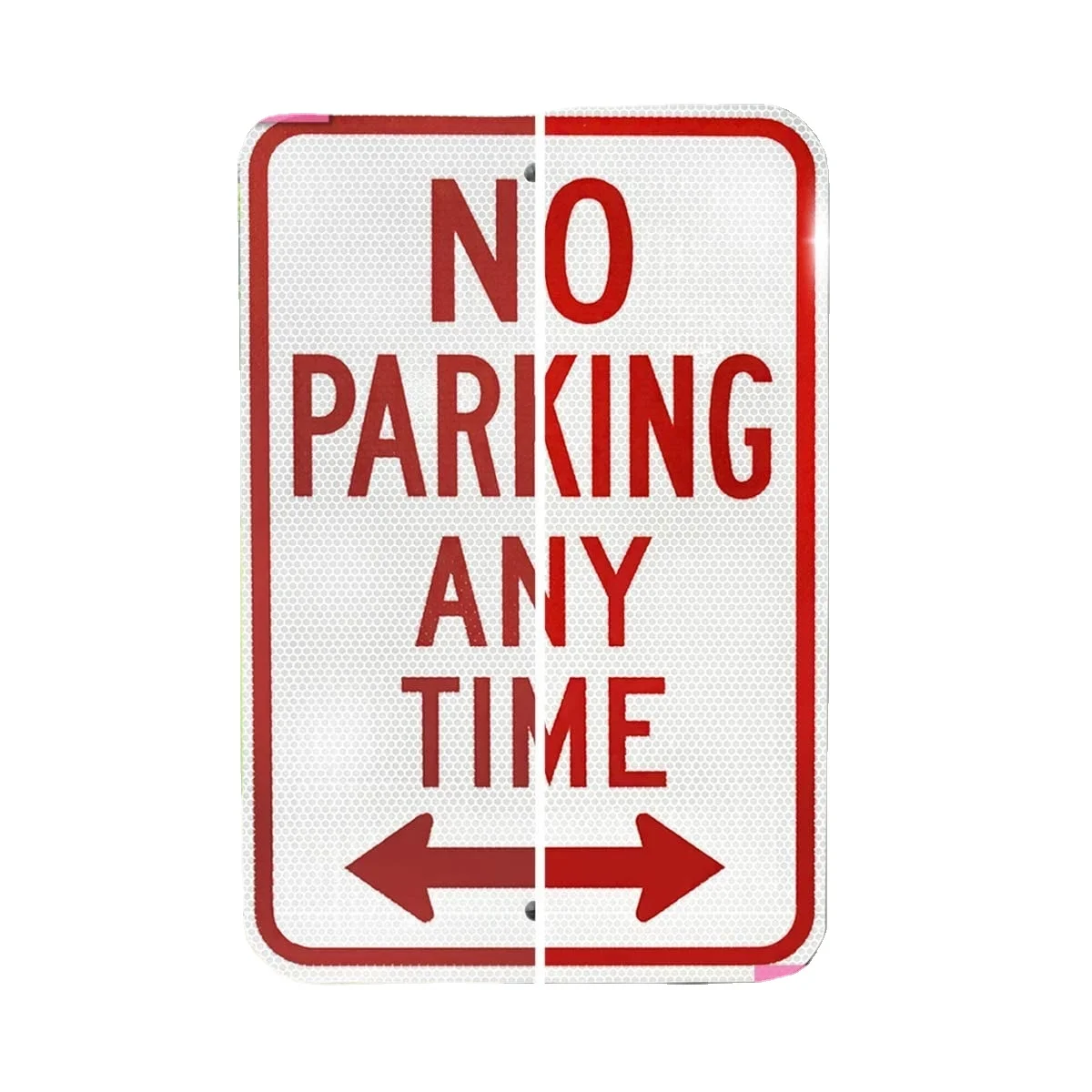 custom reflective aluminum warning no parking signs board