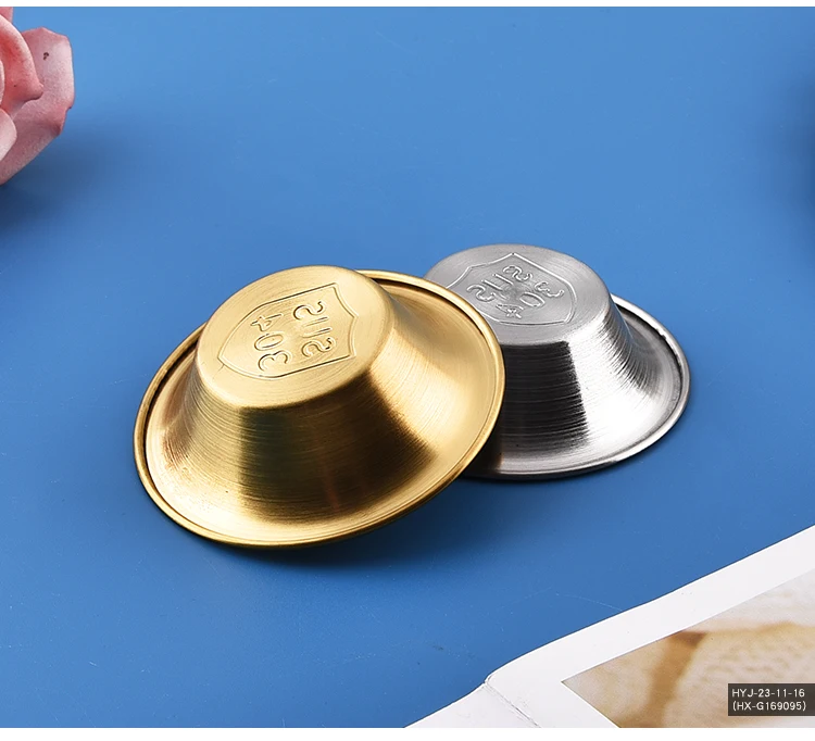 Wholesale Egg Tart Mold Cupcake Pie Cookie Tins Pudding Mould Reusable