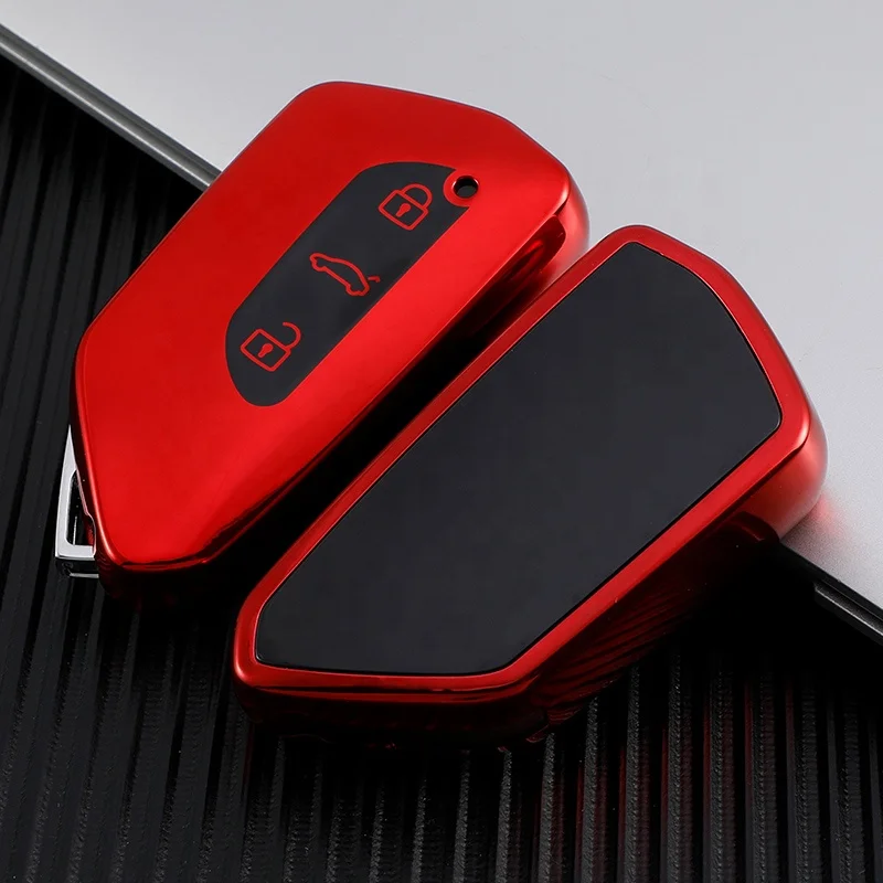 TPU Car Key Cover for Volkswagen Golf 8 Mk8  Car Key FOB Protection Cover Holder