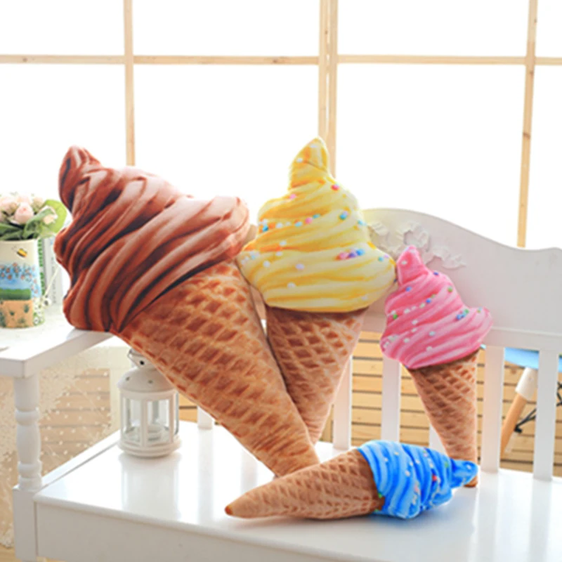 ice cream cone plush toy