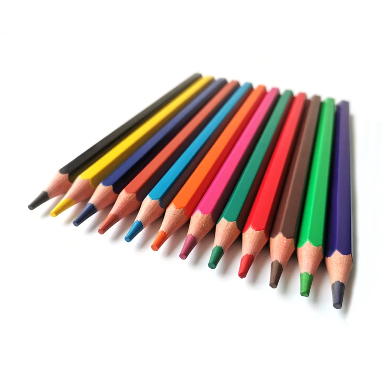 12 шт. цветных карандашей Jumbo