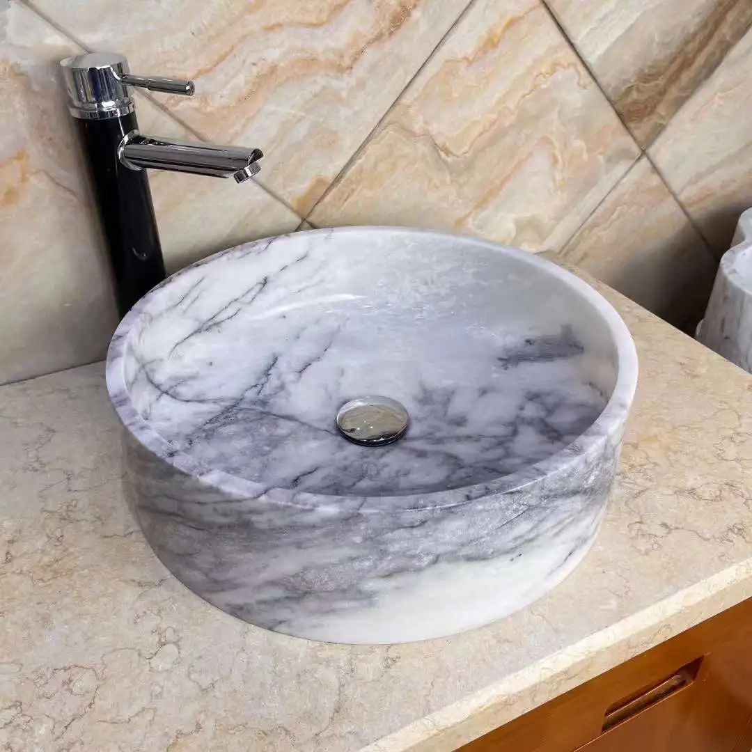 Counter Top Wash Basin Stone Hand Wash Basin Sink Milas Lilac Marble Wash Basin Price