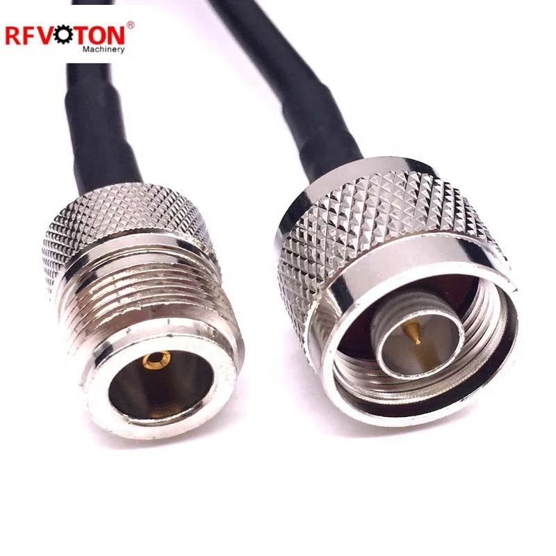 Fabriklieferung: N-Stecker, männlich, zu N-Steckerin, Buchsenanschluss, für RG58/LMR195/LMR200/RG223/5D-FB/LMR300/LMR400/RG213/RG214/LMR600 – HF-Kabelbaugruppe