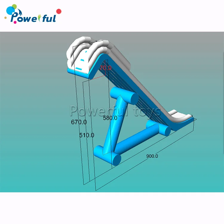 Inflatable Pontoon  Boat Slide  Inflatable  Floating Yacht  Water Slide
