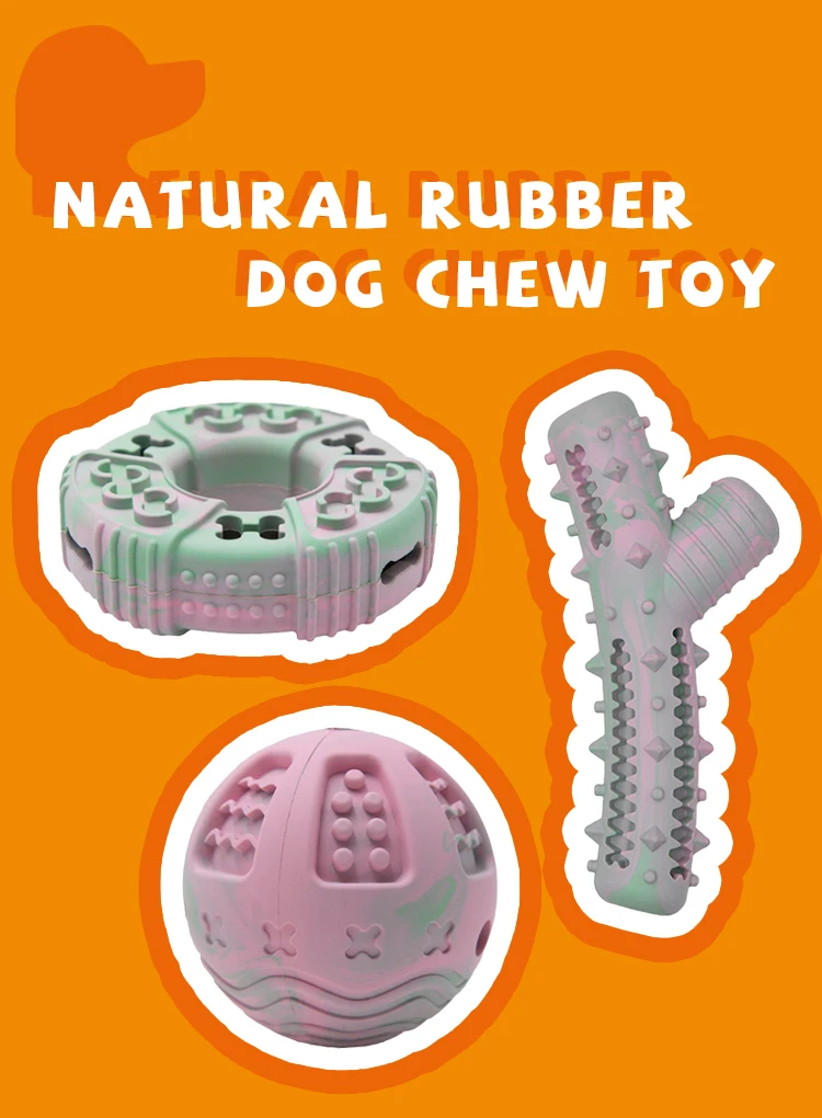 Famipet Custom New Design Tough Durable Natural Rubber Pet Toy Dog Chew