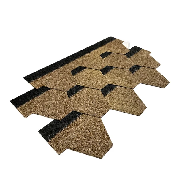 Modern Design Cost Effective Fiberglass Bitumen Roofing Tiles Laminated Two Layers Asphalt Shingles for Villa Houses