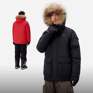 PELLIOT Outdoor Windproof 700 Filling Power Goose Down Men's Waterproof Winter Parka Puffer Down Jacket Coat Goose Down