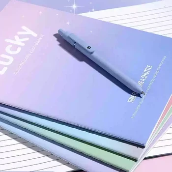 A5 Creative Simple Gradient Notebook Literary Learning Record Book with Thickened Threading Student Diary Paper Cover