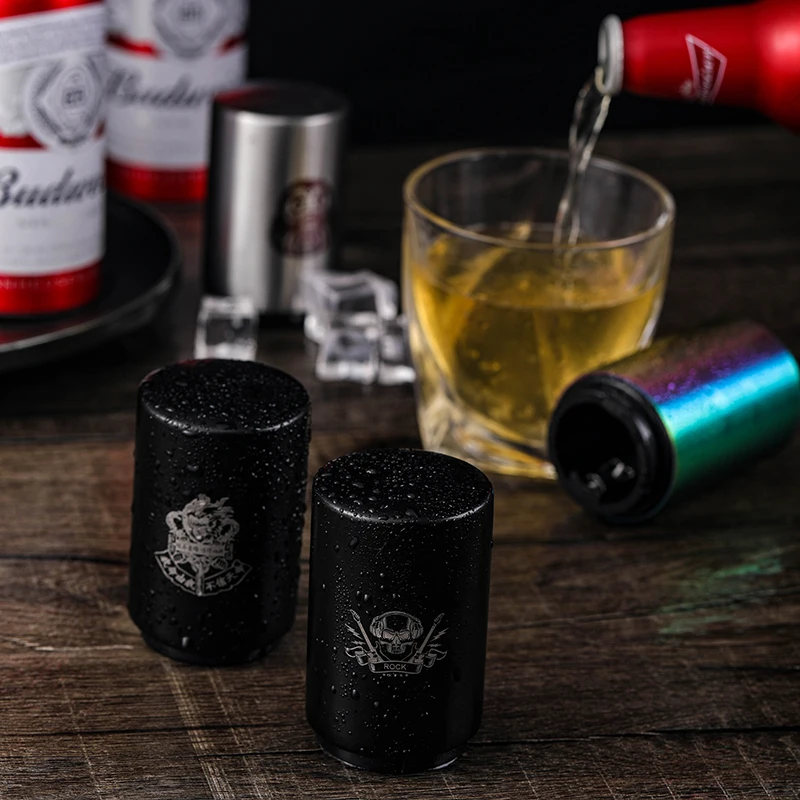 New Version Beer Opener With Magnetic Cap Catcher Abridor De Tapas Push Down Bottle Cap Opener Ouvre-Capsule Dopopener