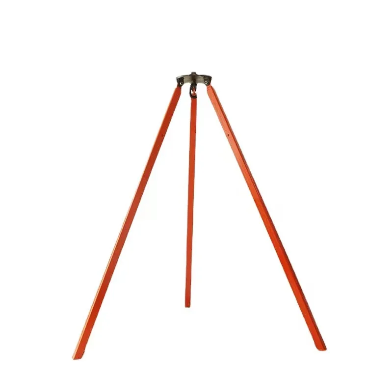 Safety Winch Rescue Aluminum Industrial Tripod Lifting Equipment Rescue Tripod Device With Ce Certificate For Falling Protection