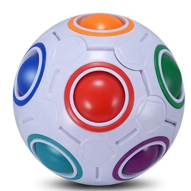 レインボーパズルボールキューブマジックレインボーボールパズル