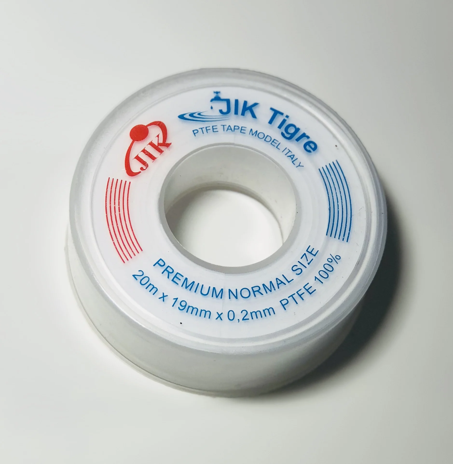 Transparent 19mm Spool and Cap PTFE Tape for  Seal Tape for Pump Fittings Valves Pipes for Various Sealing Needs