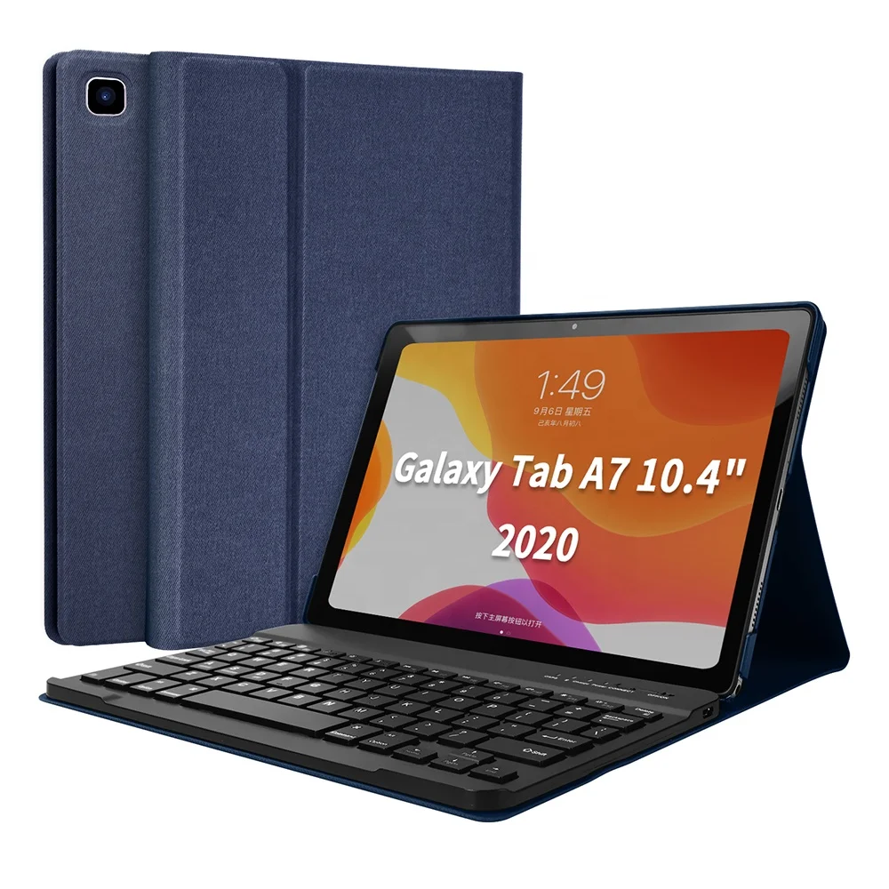 Casing Keyboard nirkabel, sarung HP untuk Samsung Galaxy Tab A7 2020  T500 A8 inci
