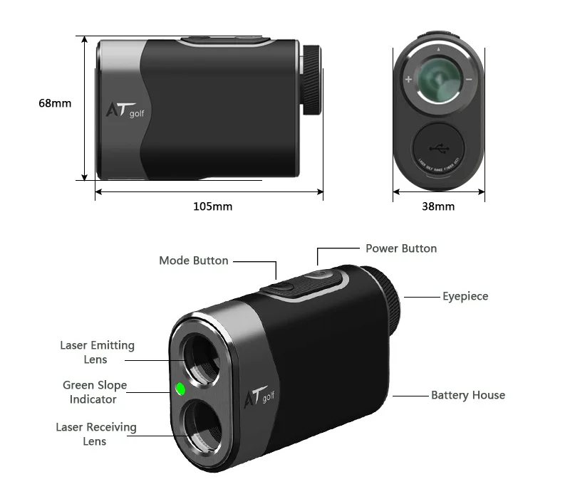 2023 New Release Korean Design 1000y Pga Legal Golf Rangefinder Buy