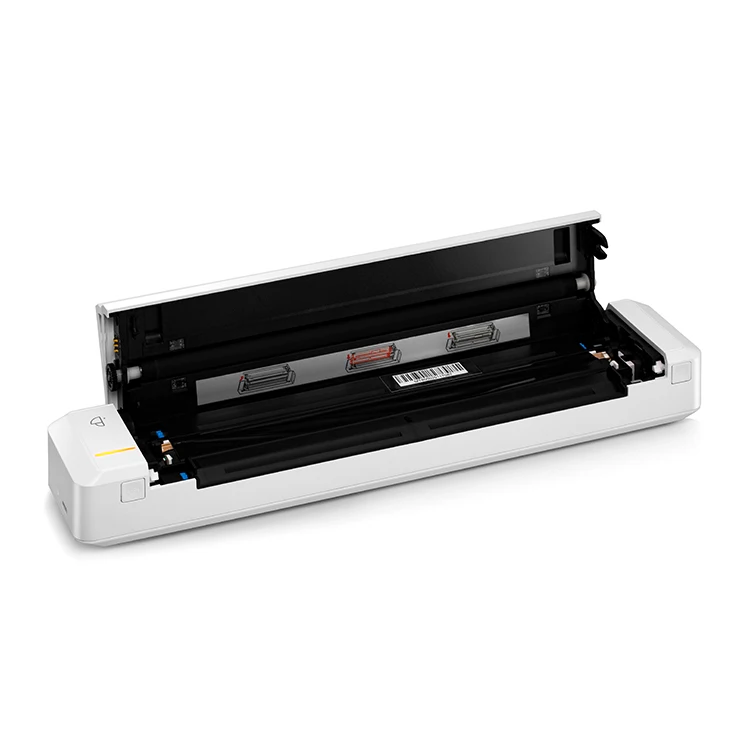 Portable Strip Simple White Design Printer Supports Blue-tooth Wireless A4 Paper Thermal Printer