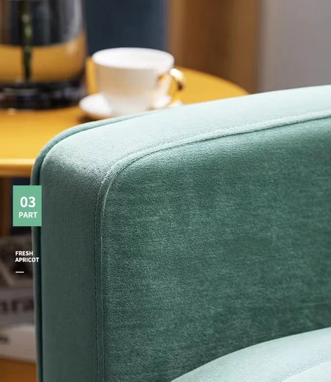 ON STOCK White Velvet Fabric with Gold Metal Legs Other Home Furniture  Accent Armchair details